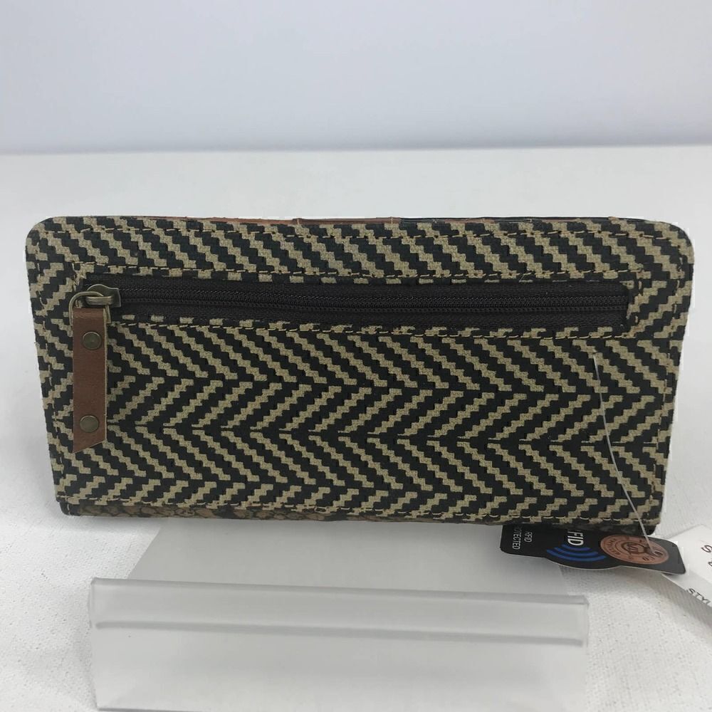 Vaan Python Bifold Wallet NWT - Picture 4 of 7
